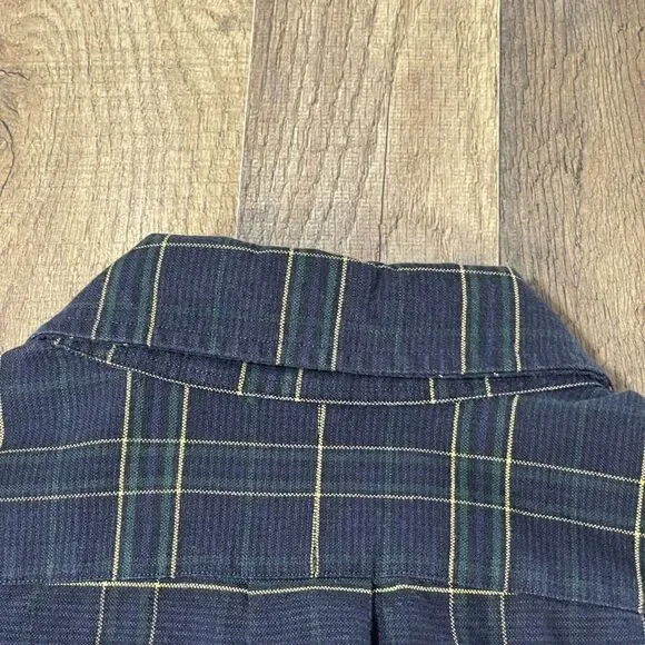 Ralph Lauren Shirt Mens Large Blue Yellow Plaid Button Up Long Sleeve Casual - Picture 6 of 10